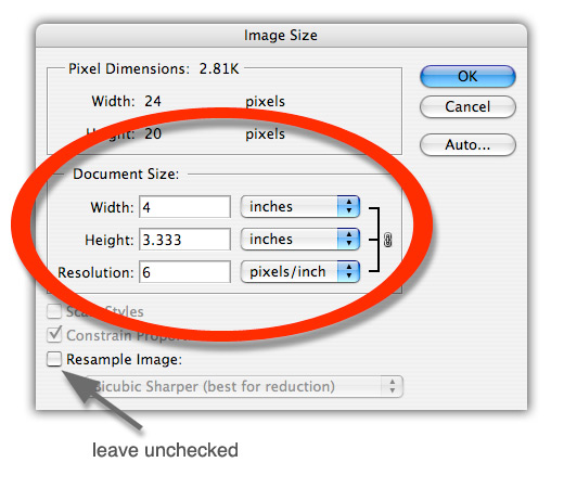 pixel Dimensions in photoshop