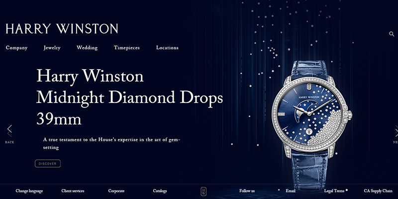 Harry Winston product photography