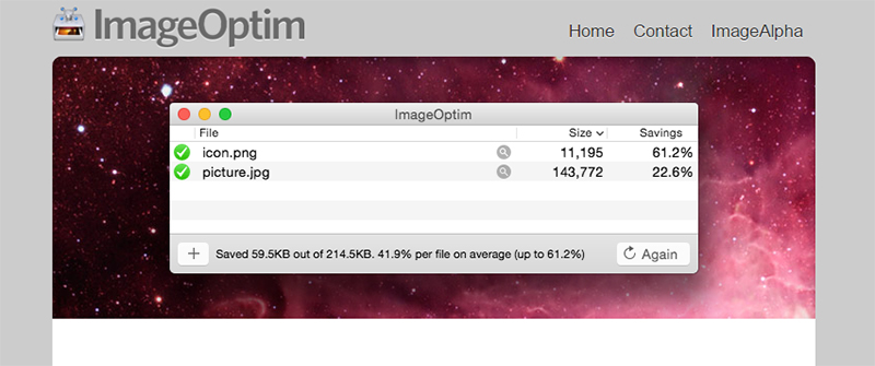 ImageOptim - Image Optimization