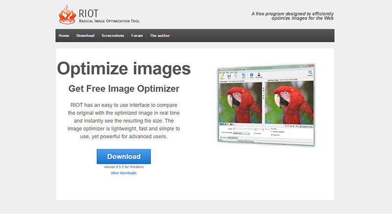 RIOT - Radical Image Optimization Tool