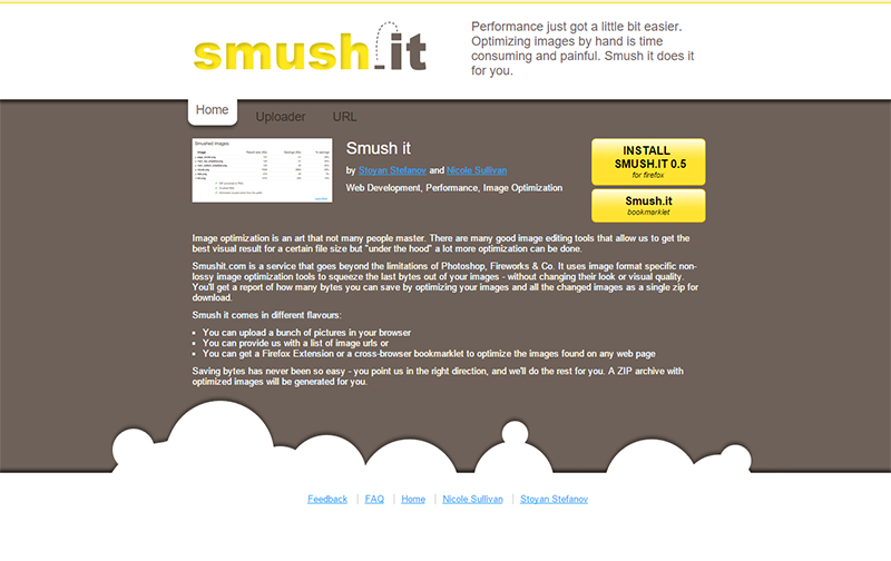 Smush.it - ​​Billedoptimeringsværktøj