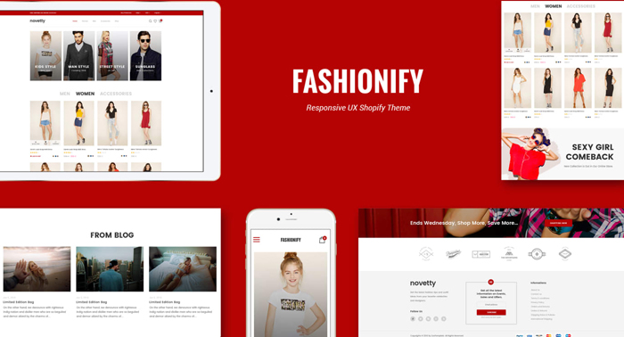 Fashionify - Responsive Fashion Shopify Theme