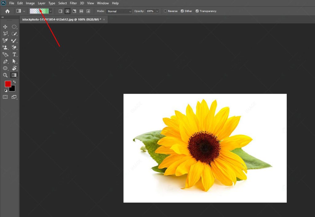 How To Create A Gradient In Photoshop - Cut Out Image