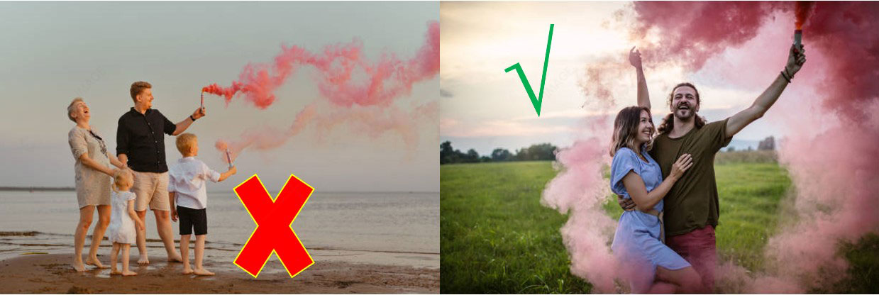 Guide to Safe & Fun Smoke Bomb Photography for Beginners