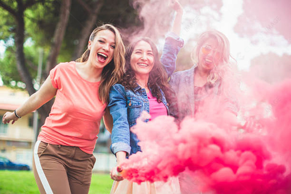 Smoke Bombs Photography