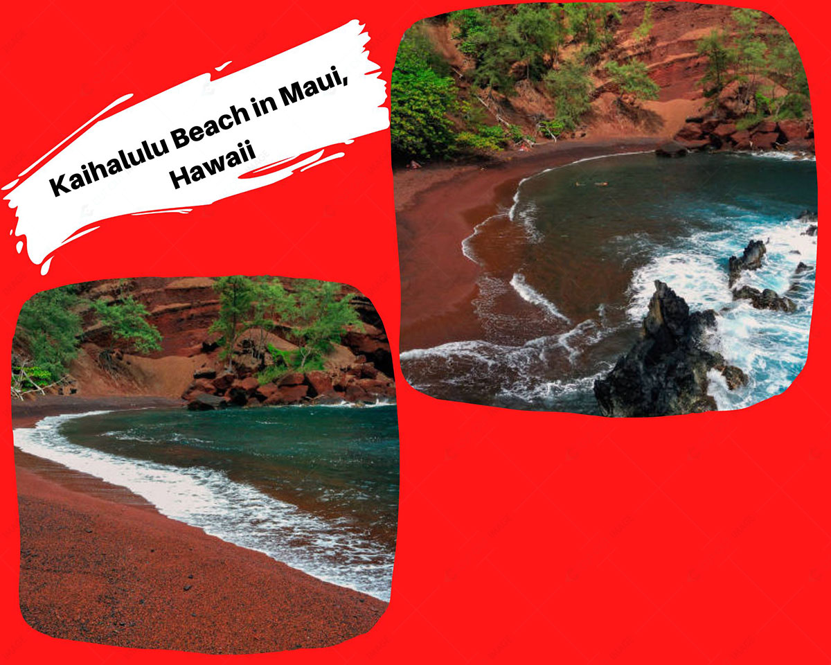 Kaihalulu Beach in Maui, Hawaii