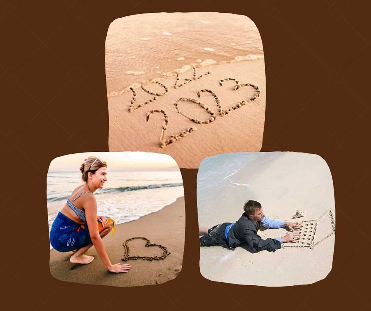 Draw or Write on Sand