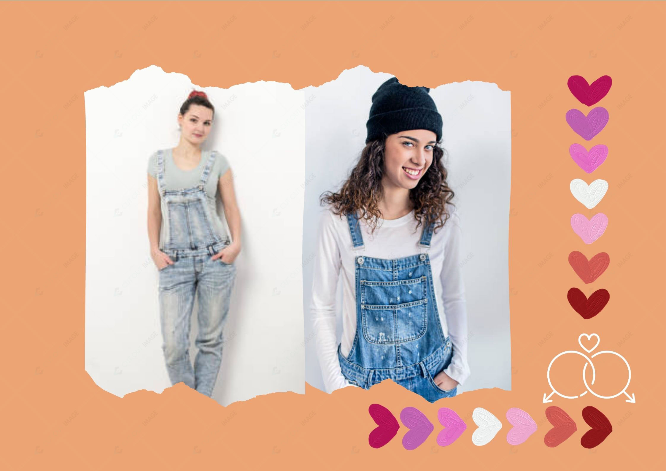 Dungarees lesbian outfit ideas