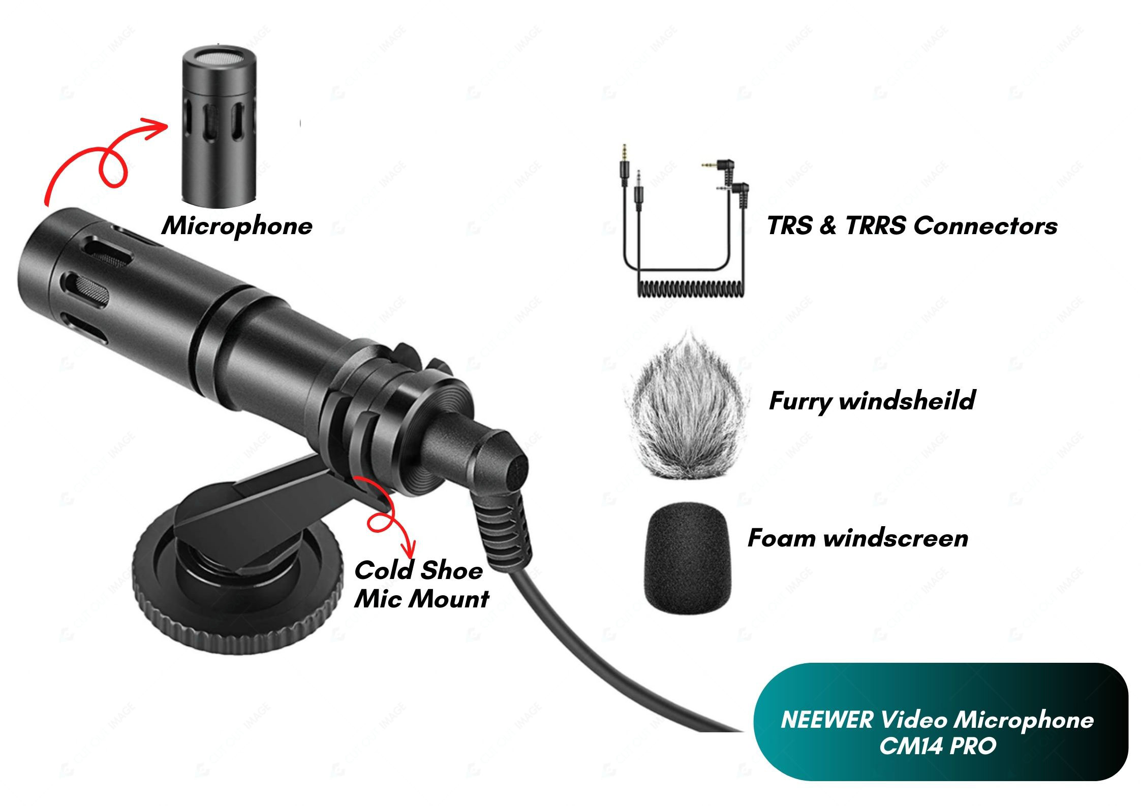 NEEWER Video Microphone CM14 PRO