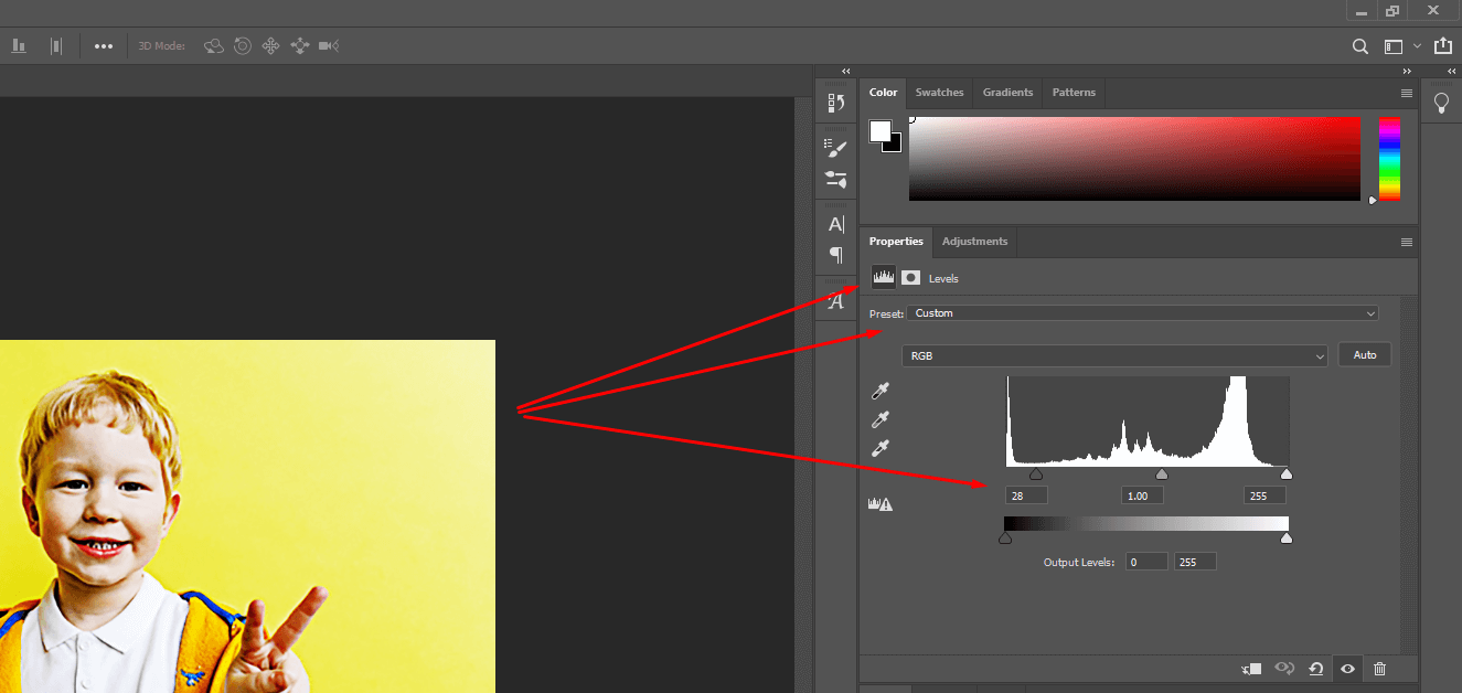 Using Photoshop High Pass Filter