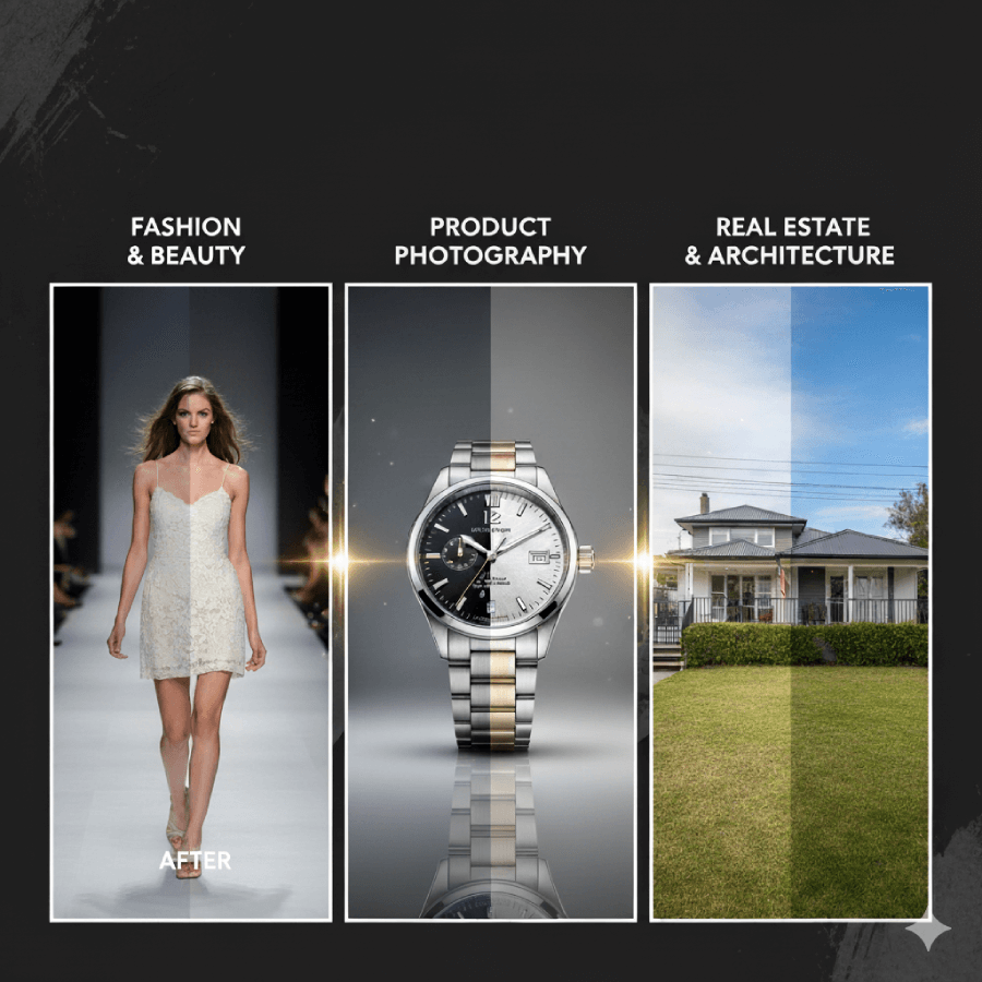 Tillämpningar av fotoretuschering