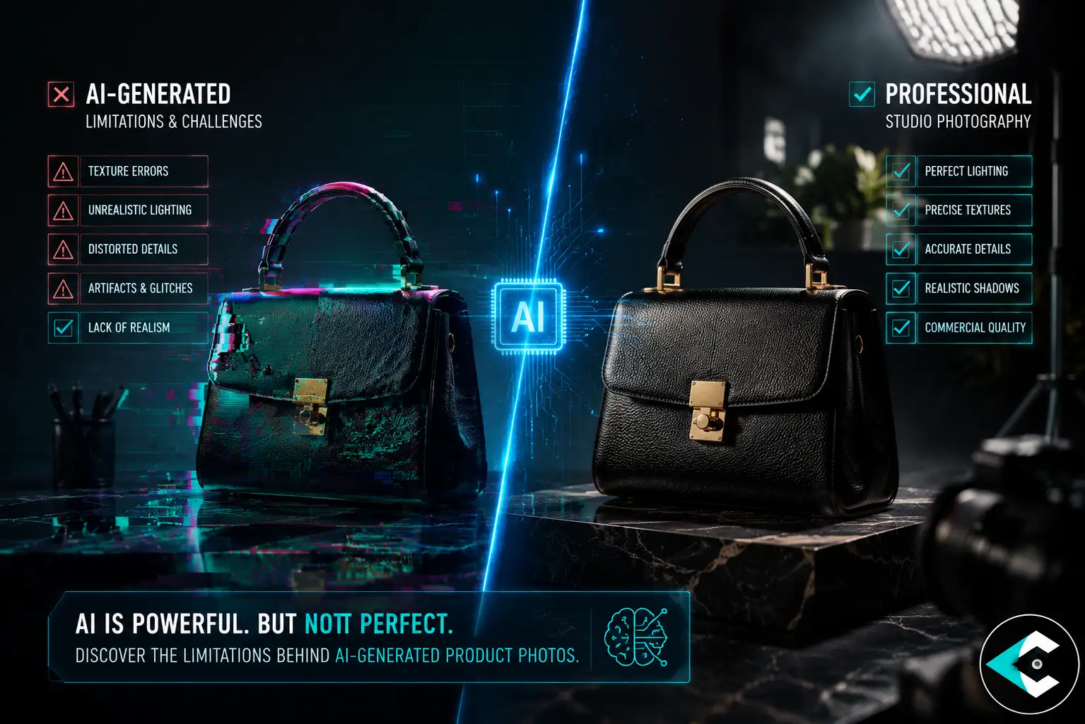 Limitations of AI Product Photography